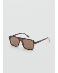Mango - Aviator Sunglasses With Plastic Frame - Lyst