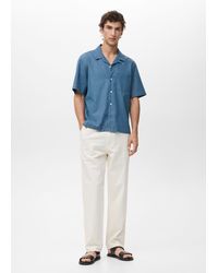 Mango - Jeanshemd Aus 100 Baumwolle - Lyst
