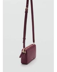 Mango - Shoulder Bag With Double Zip - Lyst