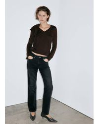 Mango - Matilda High-Rise Straight Jeans - Lyst