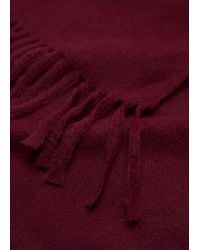 Mango - Fringed Edge Scarf - Lyst
