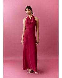 MANGO TEEN - Halter-Neck Open-Back Dress - Lyst