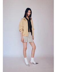 Mango - Oversized Bomber Jacket Medium - Lyst