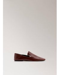 Mango - Leder-Pantoffel-Sneaker - Lyst