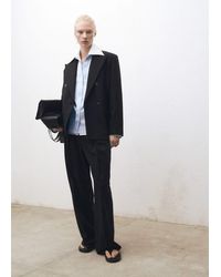 Mango - Regular Striped Cotton Shirt - Lyst