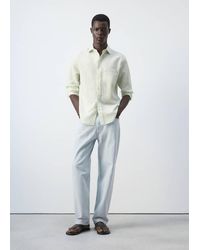 Mango - Regular-Fit Linen Cotton Shirt - Lyst