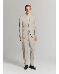 Mango - Milan Slim-Fit Suit Trousers - Lyst