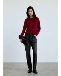 Mango - Feinstrickpullover Mit Rundhals - Lyst