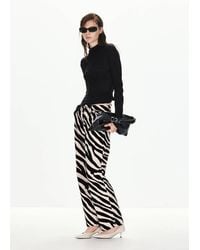 Mango - Zebra Balloon Trousers - Lyst