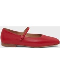 mansur gavriel square toe flats