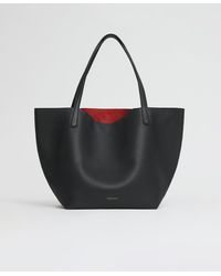 Mansur Gavriel Everyday Soft Tote Black/Flamma