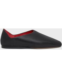 mansur gavriel square toe flats