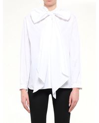 Givenchy - Pussy-Bow Shirt - Lyst