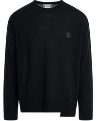 WOOYOUNGMI - Wool Light Knit Sweater, Round Neck, , 100% Wool - Lyst