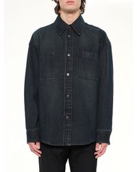 WOOYOUNGMI - Washed Denim Shirt - Lyst