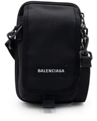 Balenciaga Explorer Crossbody Pouch Bag In Black