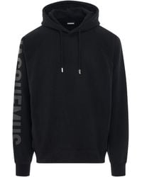 Jacquemus - Typo Cotton Hoodie - Lyst