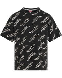 KENZO - By Verdy All-Over Logo T-Shirt, Short Sleeves, , 100% Cotton - Lyst