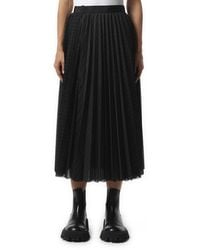 Sacai - Spun Organza Skirt, 100% Polyester - Lyst