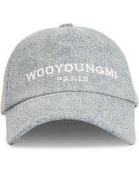 WOOYOUNGMI - Faded Denim Cap, , 100% Cotton - Lyst
