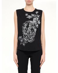 McQueen - Life Skull T-Shirt - Lyst