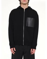 Loewe - Wool Zip-Up Hoodie - Lyst