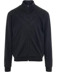 Marcelo Burlon - Bandana Slim Track Jacket, Long Sleeves, 100% Cotton, Size: Small - Lyst