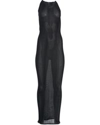 Givenchy Halter Long Silk Dress In Black