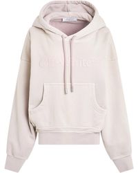 Off-White c/o Virgil Abloh - Off- Laundry Logo Casual Hoodie, Long Sleeves, , 100% Cotton - Lyst