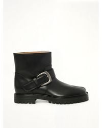 Maison Margiela - Tabi County Buckle Ankle Boots - Lyst