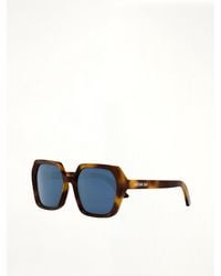Dior - Midnight S2F 26B0 Hexagon Sunglasses - Lyst