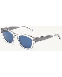 Hublot - Rounded Key Sunglasses With Solid Lens - Lyst