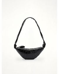 Lemaire - Croissant Small Coated Cotton Bag - Lyst