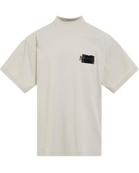 Balenciaga - Logo Oversized T-Shirt, Round Neck, Ecru//, 100% Cotton - Lyst