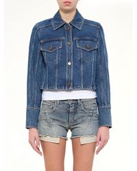 Balmain - 2 Pockets Denim Jacket - Lyst