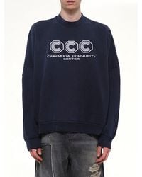 Willy Chavarria - "Ccc" Hooligan Sweatshirt - Lyst