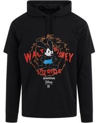 Givenchy - Disney Oswald Shanghai T-Shirt, Round Neck, Long Sleeves, 100% Cotton, Size: Small - Lyst