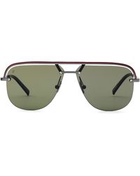 Hublot - Matte Aviator Sunglasses With Lens - Lyst