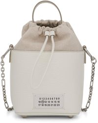 Maison Margiela - Small 5Ac Bucket Bag, , 100% Leather - Lyst