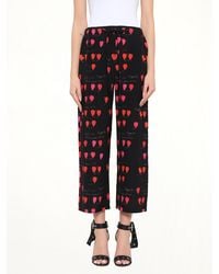 McQueen - Petal Print Pants - Lyst