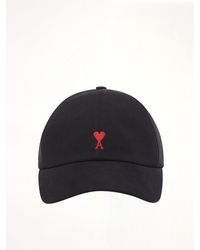 Ami Paris - Ami De Coeur Embroidery Cap - Lyst