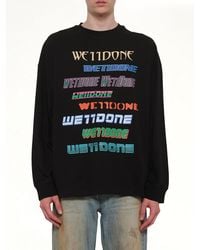 we11done - Multi Logo Long Sleeve T-Shirt - Lyst