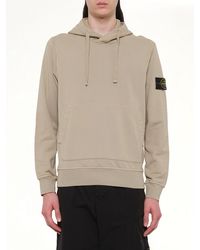 Stone Island - 610006 Cotton Fleece Hoodie - Lyst