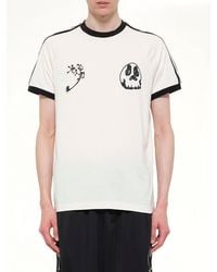Y-3 - Skull Graphic 3 Stripe T-Shirt - Lyst
