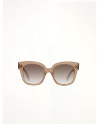 Celine - Cl4002Un Square Sunglasses With Gradient Burgundy Lens - Lyst