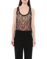 Givenchy - Sleeveless Sheer Top - Lyst
