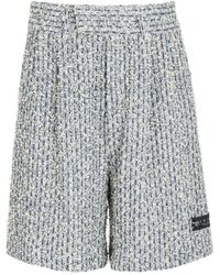 Amiri - Boucle Tweed Skater Shorts, Ashley, 100% Cotton - Lyst