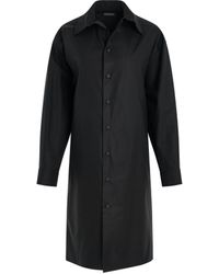 Balenciaga - Kick Collar Dress, Long Sleeves, , 100% Cotton - Lyst