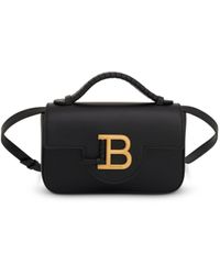 Balmain - B-Buzz Calfskin Mini Shoulder Bag, , 100% Calfskin - Lyst
