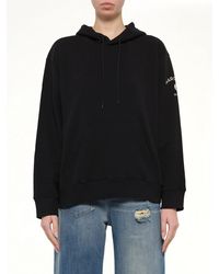 MM6 by Maison Margiela - Sleeve Logo Hoodie - Lyst